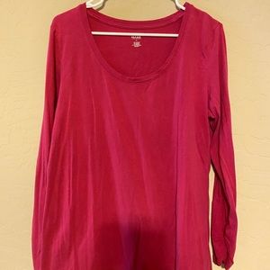 Pink long sleeve shirt